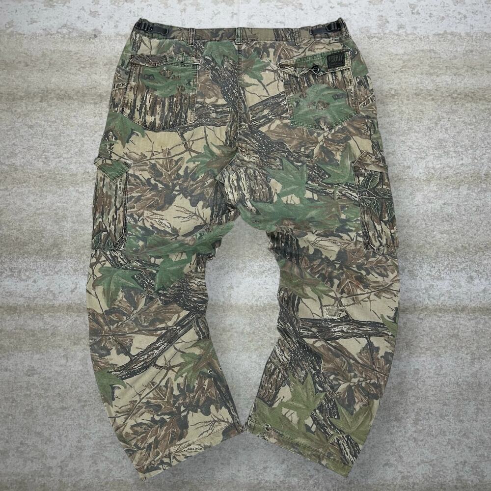 Vintage 90s Realtree Tactical Pants 40x30 Baggy Wide Leg Hunting Camo Cargos USA